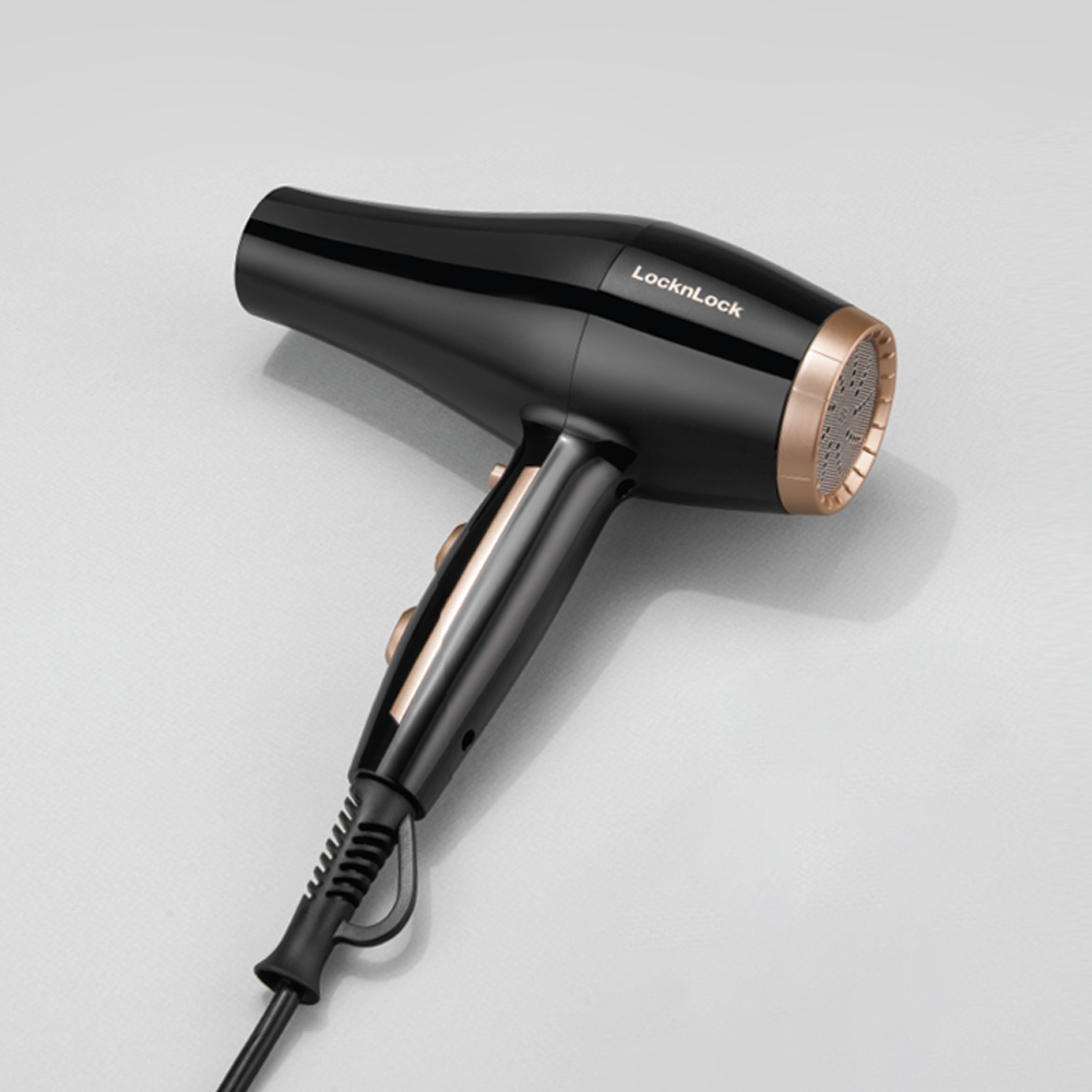 Máy Sấy Tóc Locknlock Perfect Care Hair Dryer 220 - 240V, 50Hz, 2000 - 2300W - Màu Đen - B80014600, , large image number 0